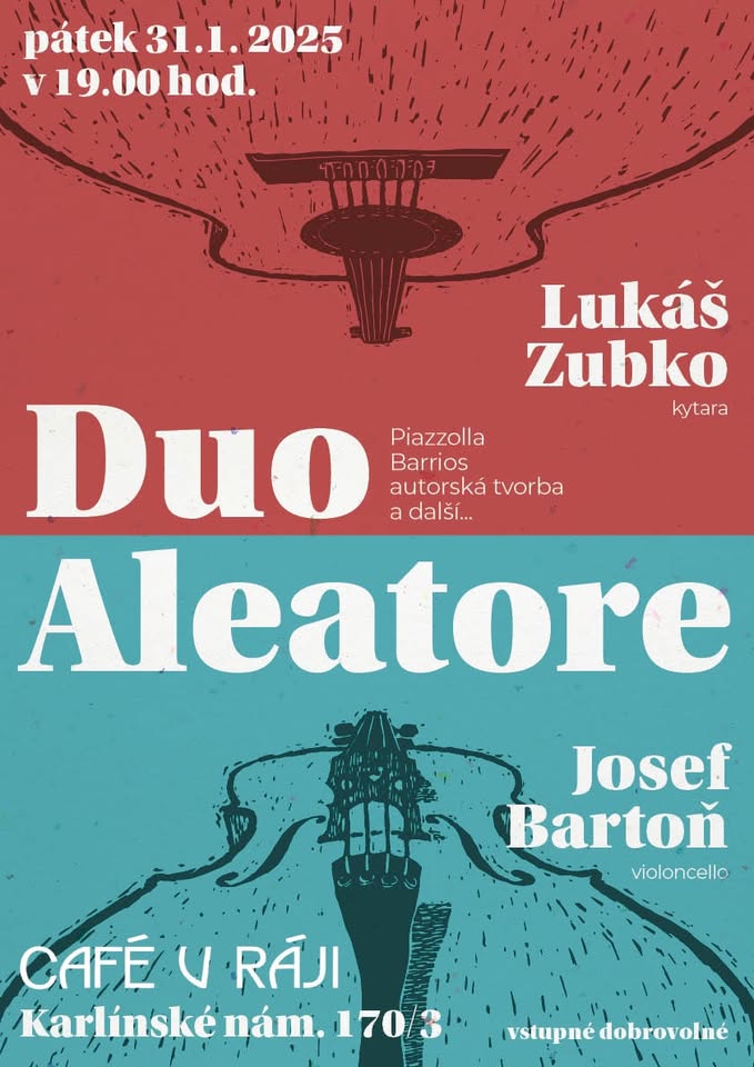 Duo Aleatore v Café V Ráji