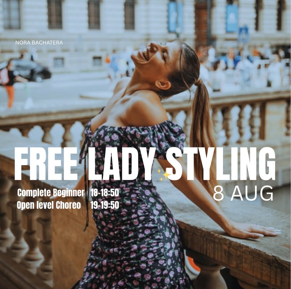 ✨ Free Bachata Lady Styling Evening ✨ Friday, August 8