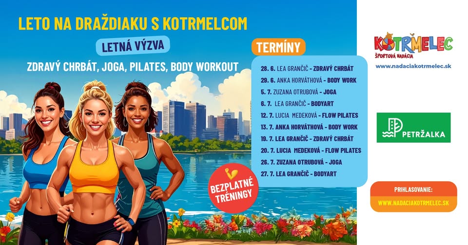 Skupinové tréningy na Draždiaku