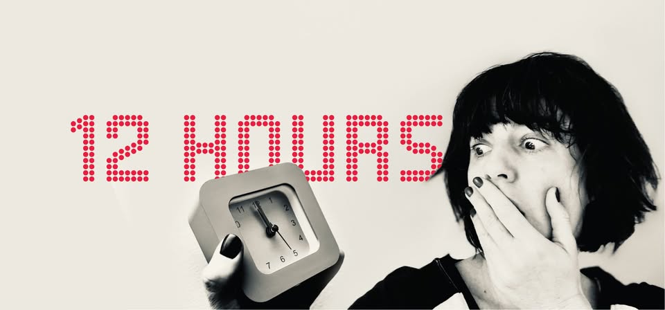 The Talking Clock - a 12-hour performance