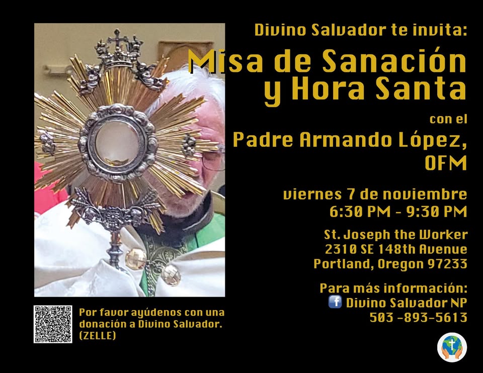 Divino Salvador: Misa de Sanación