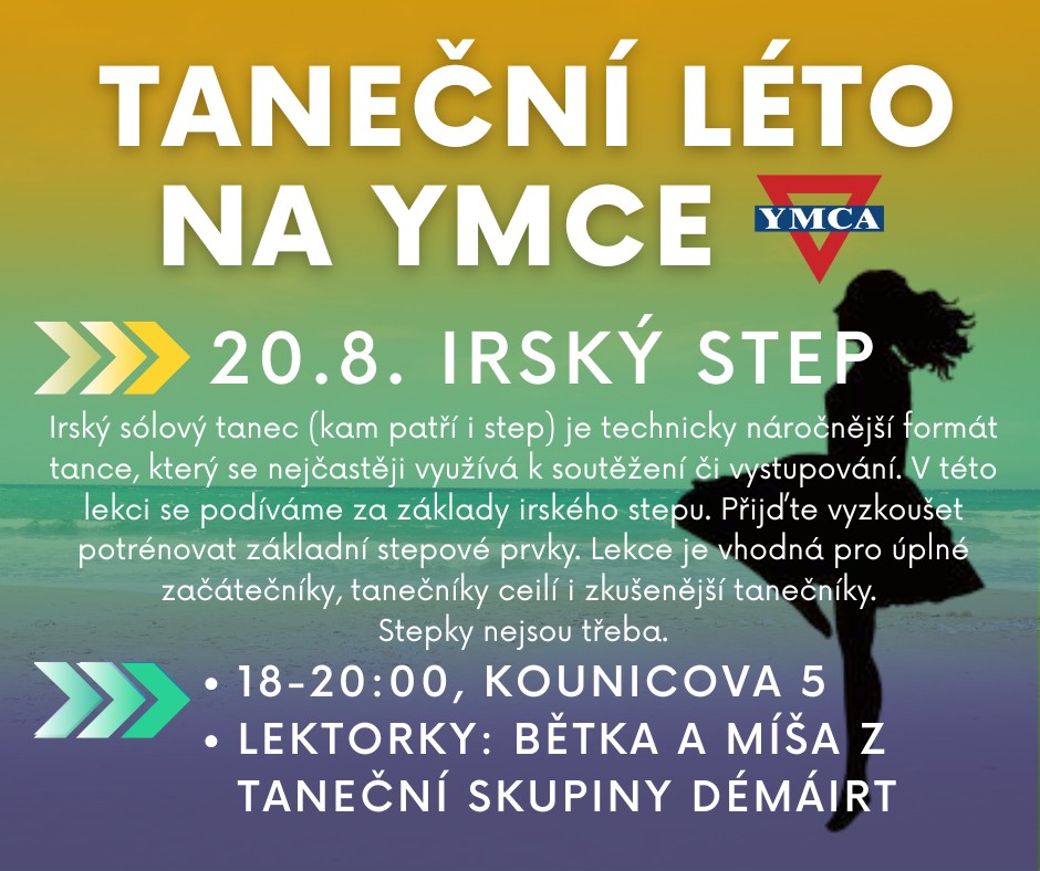 Taneční léto na Ymce - Irský step