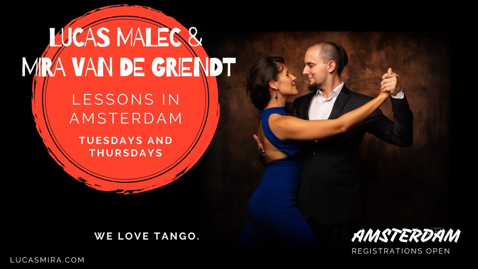 NEW COURSES Tango in Amsterdam by Lucas & Mira on Tues- & Thursdays