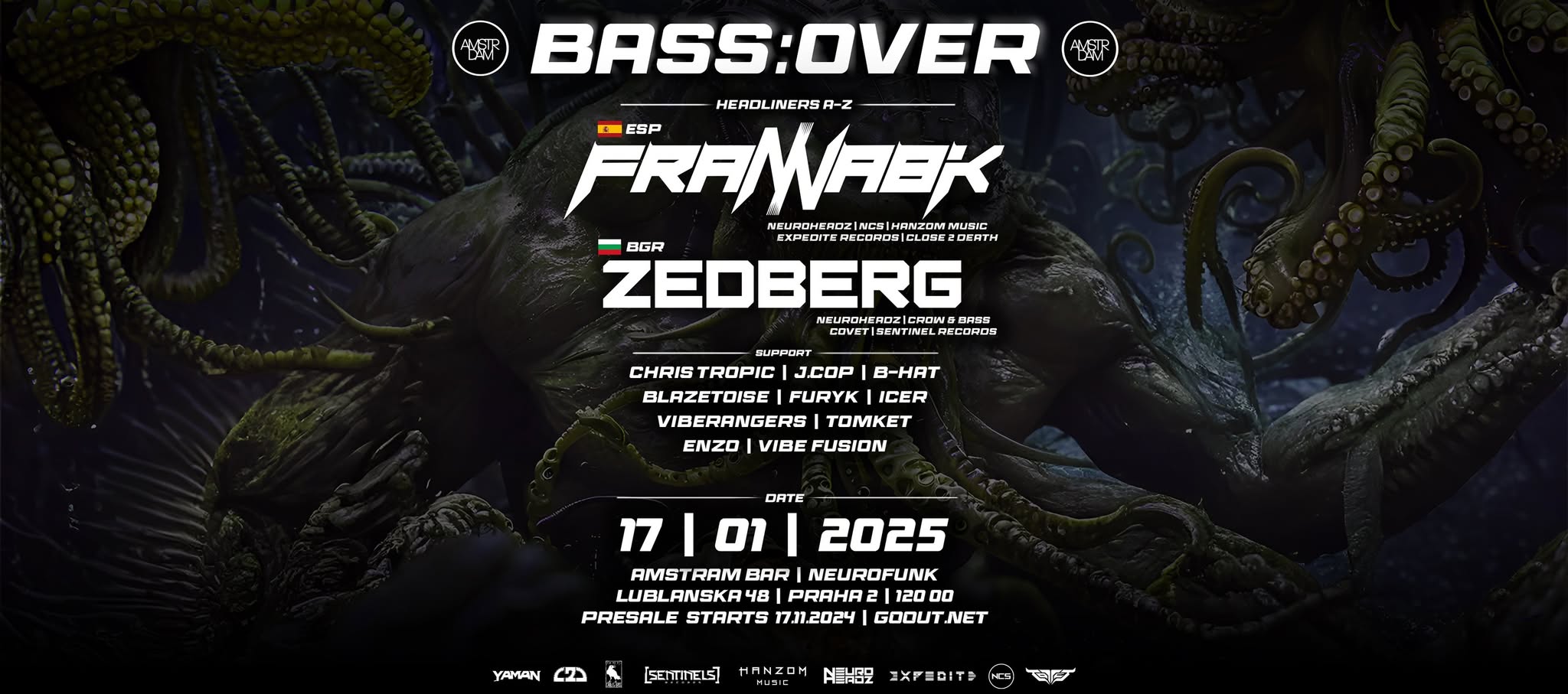 BASS:OVER w/ FRANNABIK (ESP), ZEDBERG (BGR) | 17.1.2025