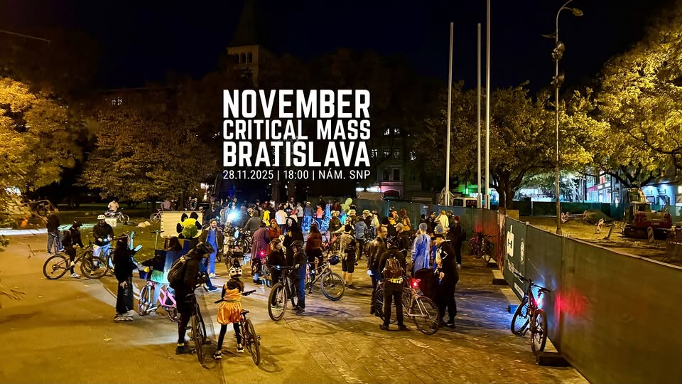 Cyklojazda Critical Mass Novembrová 🏙️