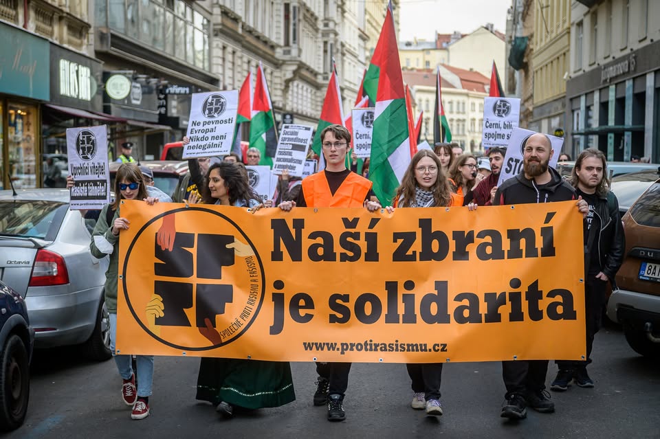 Demonstrace - Den Míru bez rasismu a fašismu