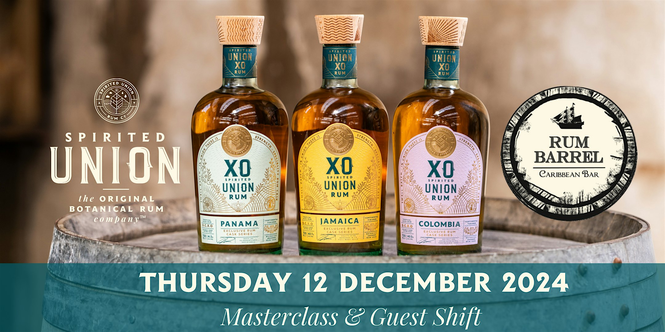 Spirited Union XO Rum Masterclass & Guest Shift