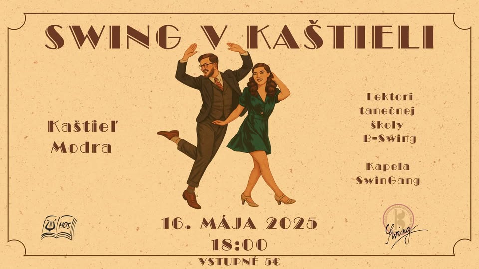 Swingová tančiareň s B-Swing v Modre