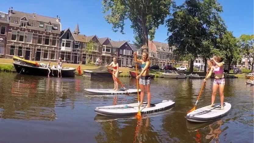 Sup Sup (Paddleboarding) in Amsterdam's canals 🏄