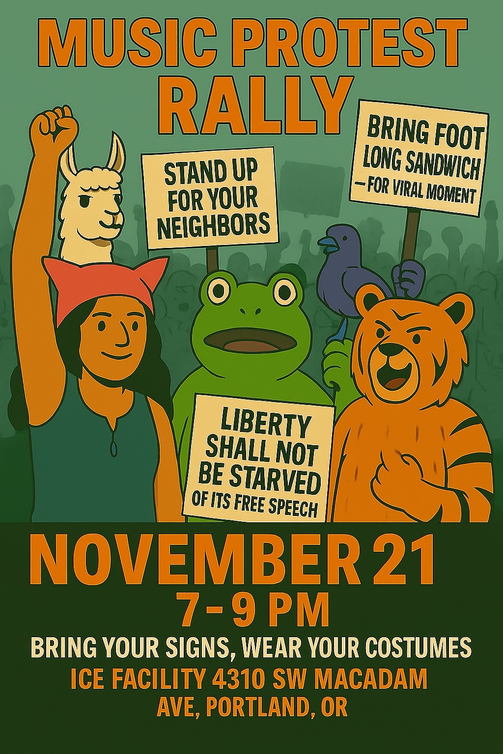 Voices Rise Together: Music Protest Rally