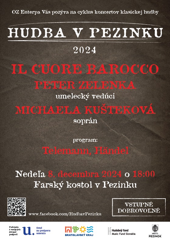 IL CUORE BAROCCO - Hudba v Pezinku 2024