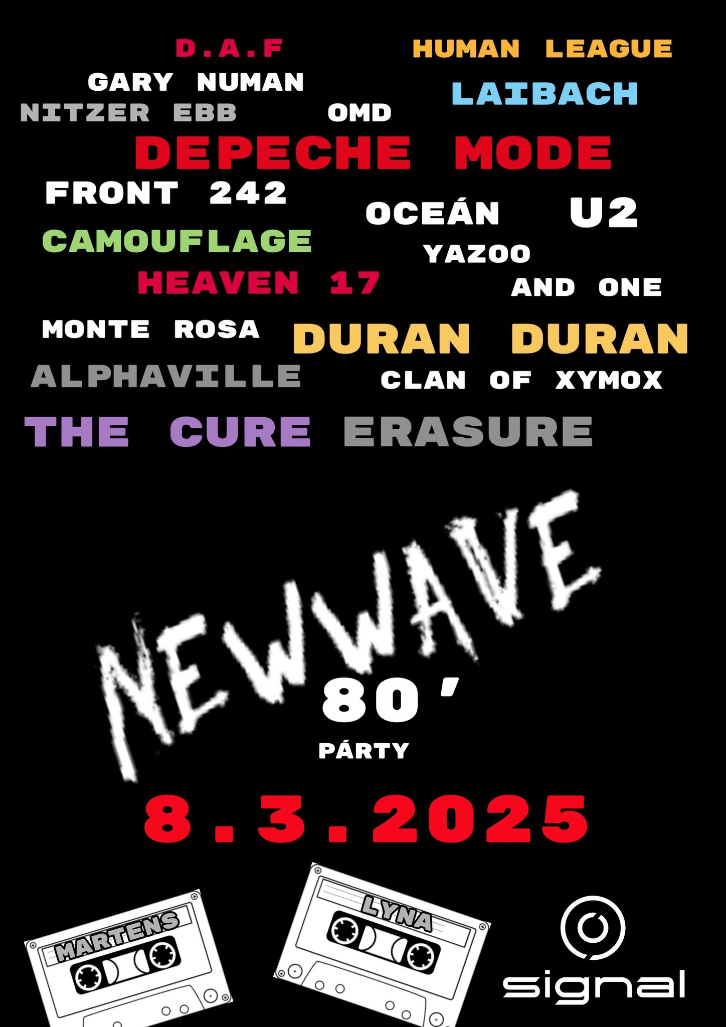 New Wave 80' párty