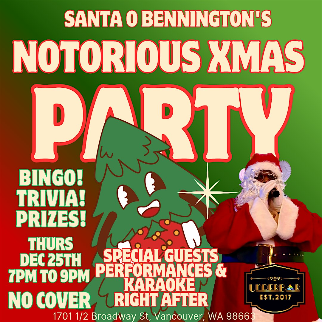 SOB's Notorious XMAS Party at UnderBar