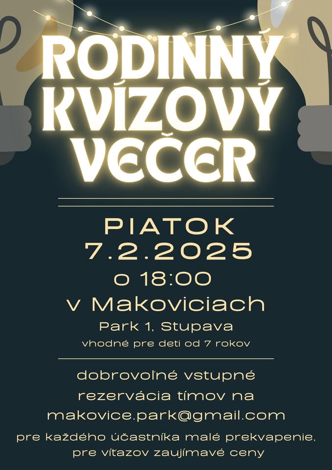 Rodinný kvíz v Makoviciach