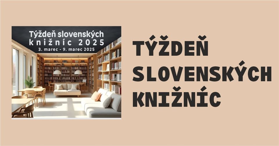 Týždeň slovenských knižníc 2025 v Krajskej knižnici P. O. Hviezdoslava v Prešove
