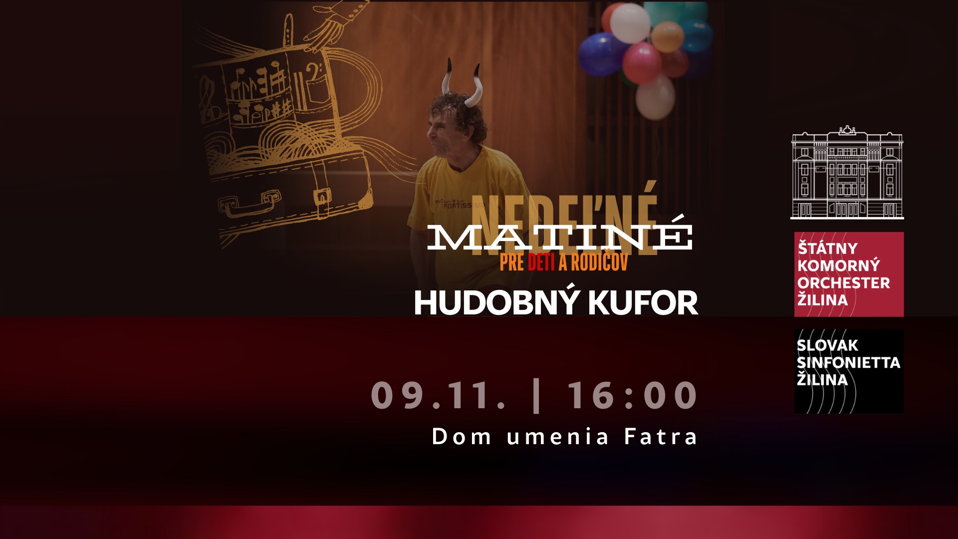 MATINÉ PRE DETI A RODIČOV – HUDOBNÝ KUFOR