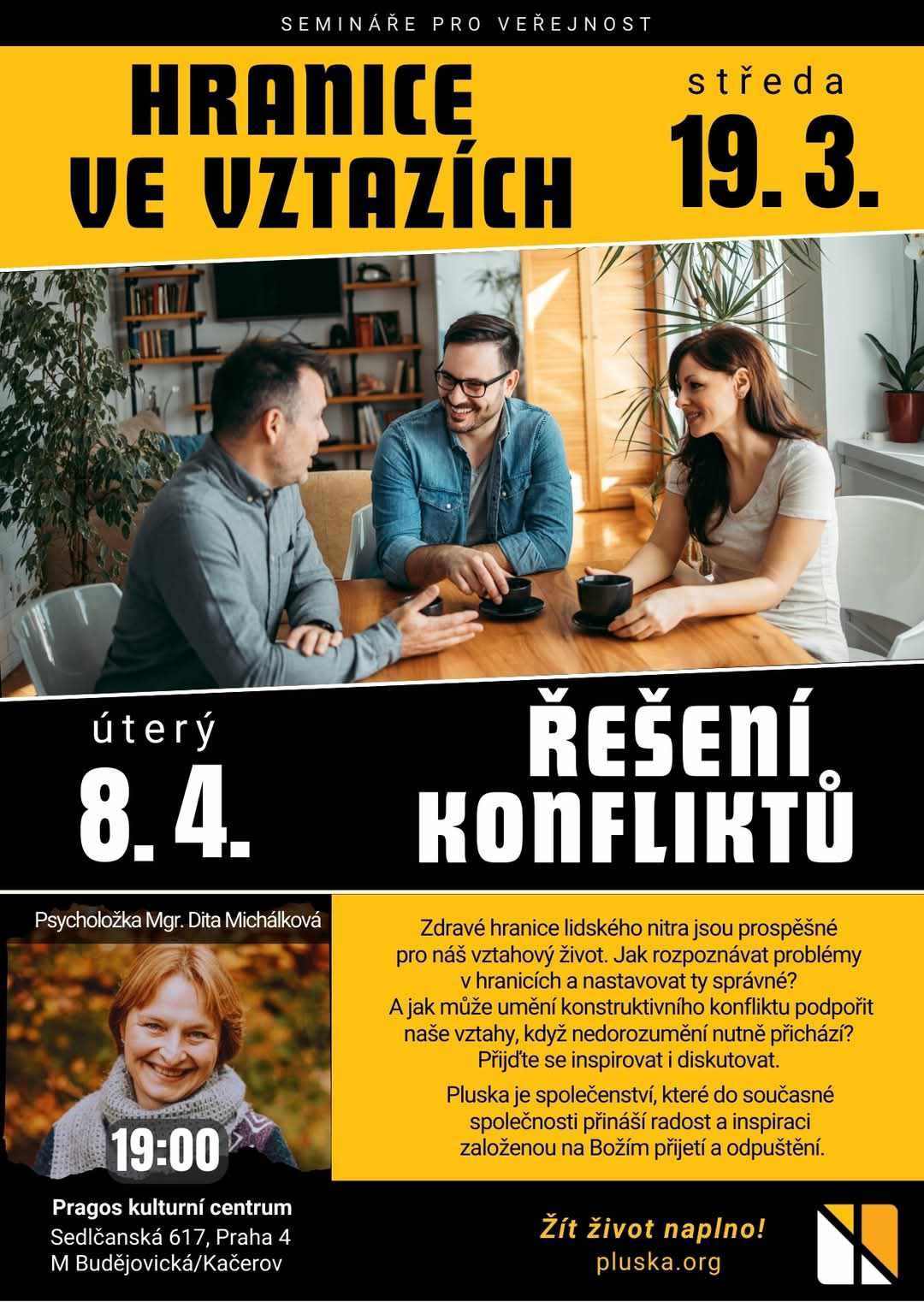 SEMINÁŘ PLUSKY - ŘEŠENÍ KONFLIKTŮ