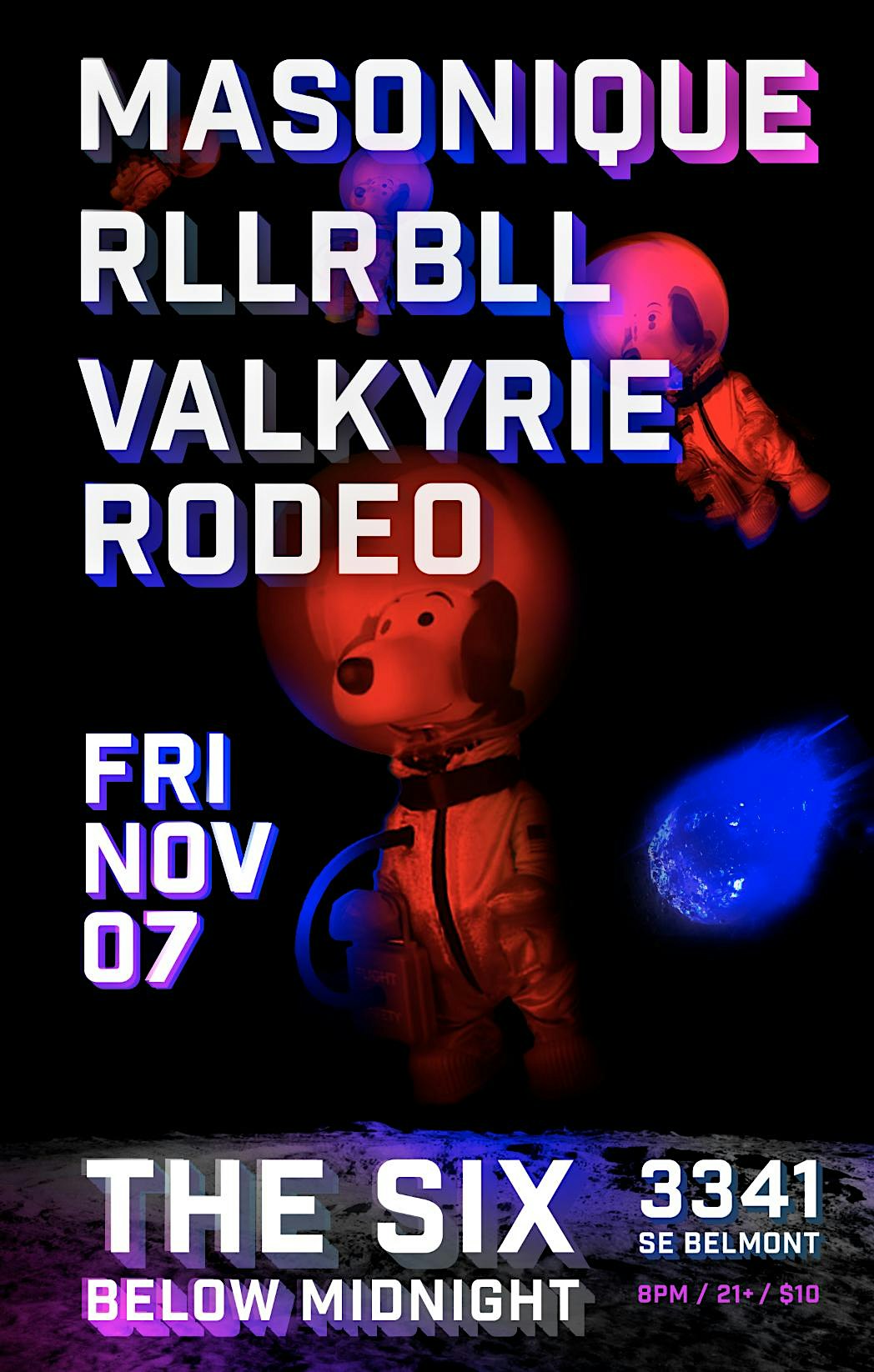 Masonique with Rllrbll and Valkyrie Rodeo