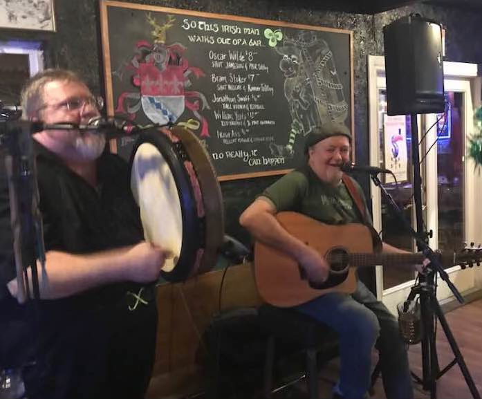 Peter Yeates and Ken Larson at Whelan's Irish Pub