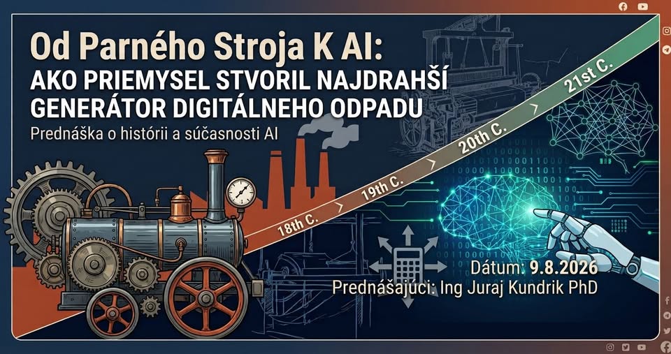 Prednáška: Od parného stroja k AI