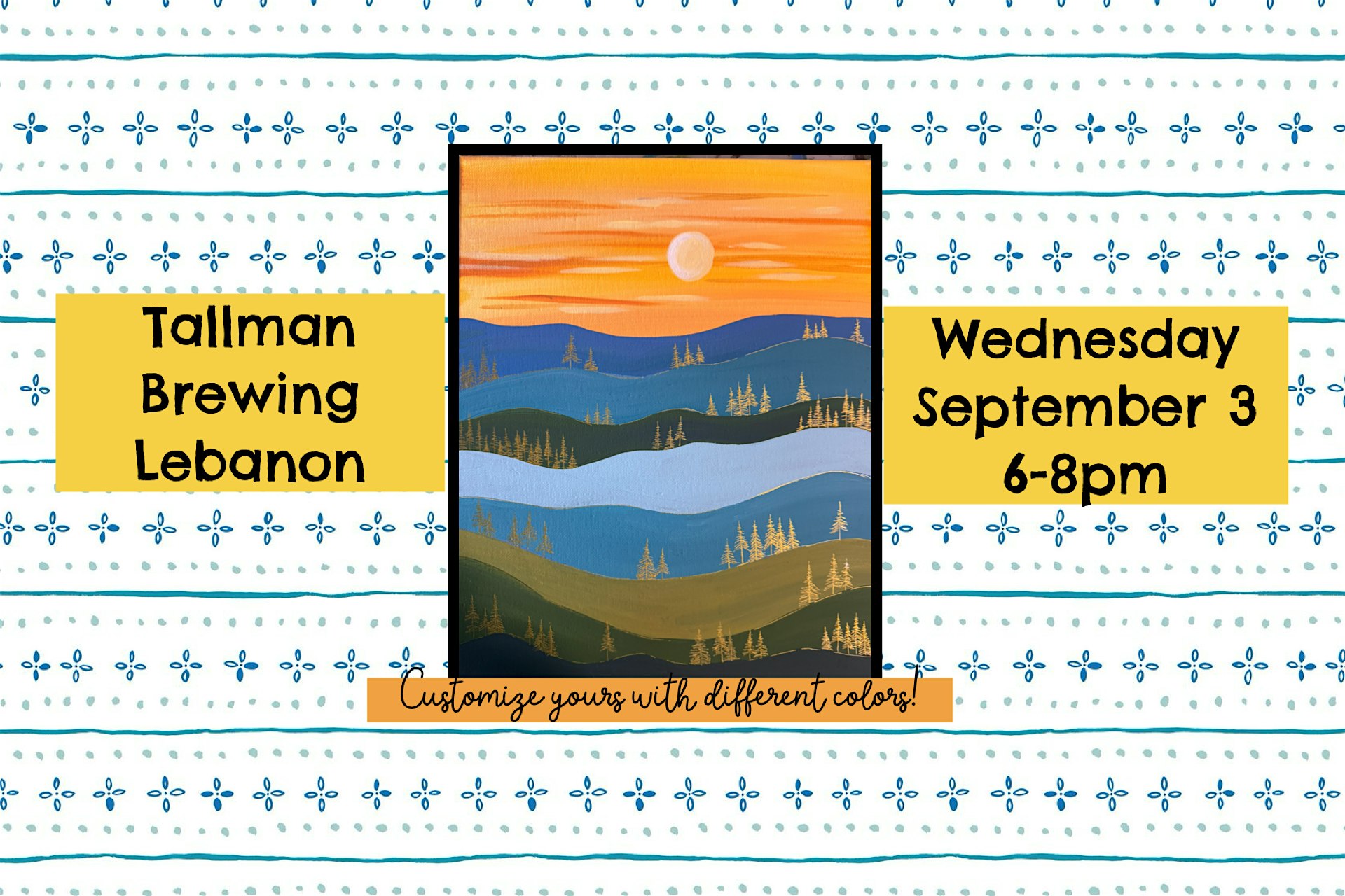 Paint'n'Brews at Tallman Brewing