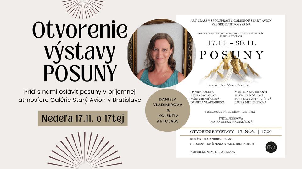 Otvorenie výstavy POSUNY