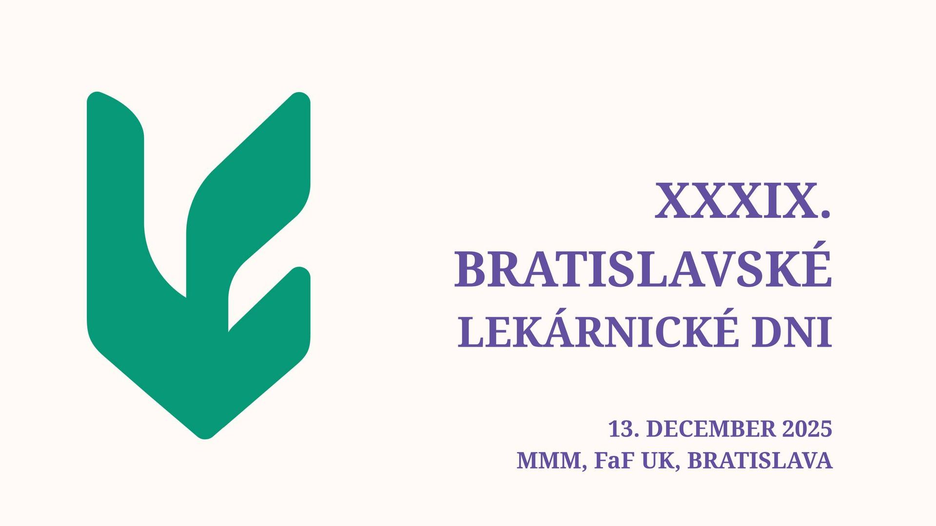39. BRATISLAVSKÉ LEKÁRNICKÉ DNI
