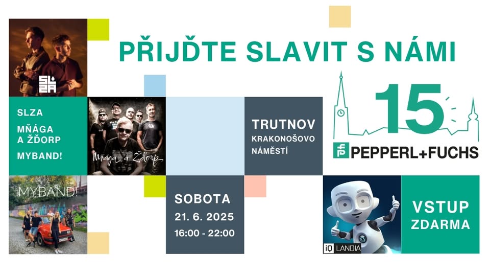 Oslavy 15. výročí Pepperl+Fuchs v Trutnově!