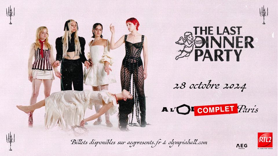 COMPLET / The Last Dinner Party (+ Katy J Pearson ) • L'Olympia, Paris • 28 octobre 2024