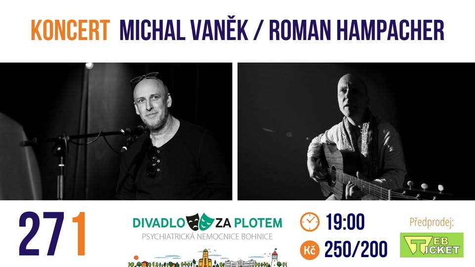Roman Hampacher a Michal Vaněk v Divadle Za plotem