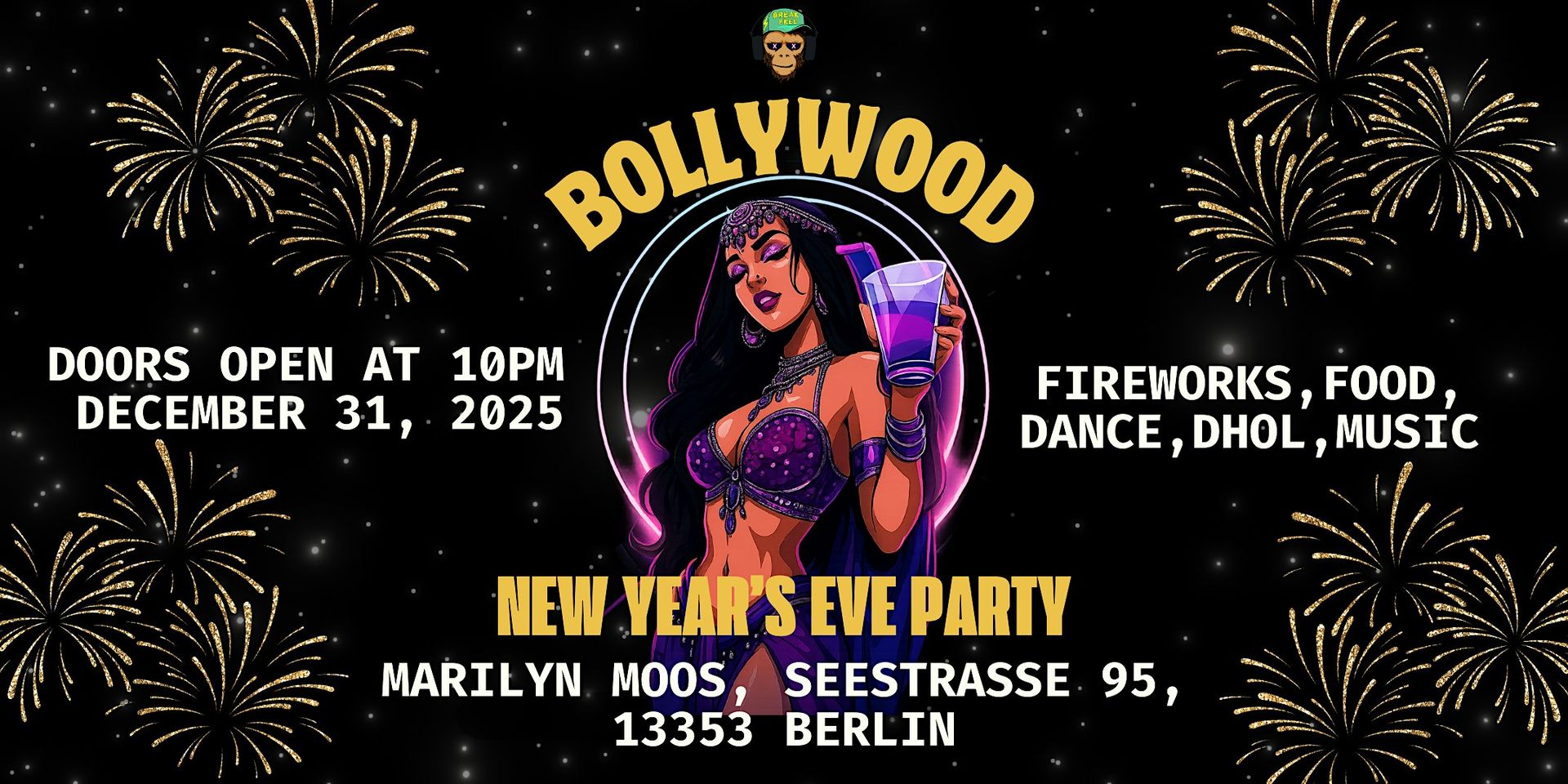 Bollywood New Year’s Eve Party – Berlin 2025