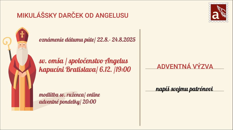 SVÄTÁ OMŠA u kapucínov v Bratislave