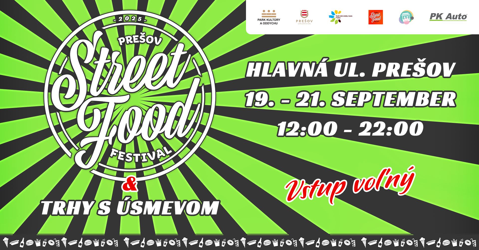 Prešov Street Food Festival & Trhy s Úsmevom 2025
