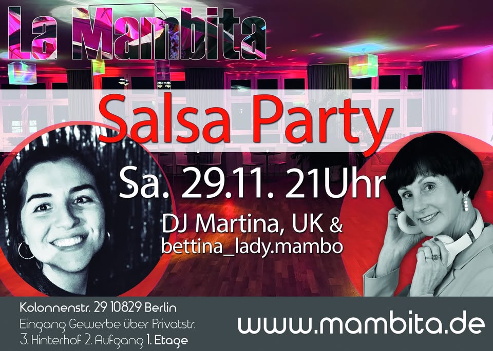 SALSA PARTY - DJ MARTINA, UK