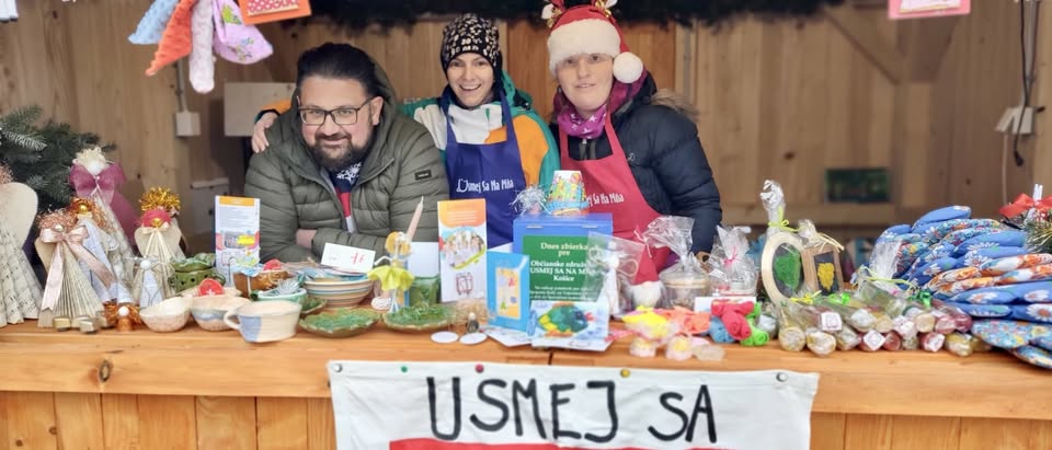 Vianočný stánok Usmej sa na mňa