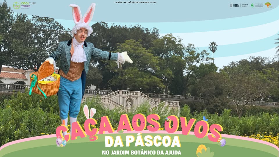 Caça aos Ovos da Páscoa no Jardim Botânico da Ajuda