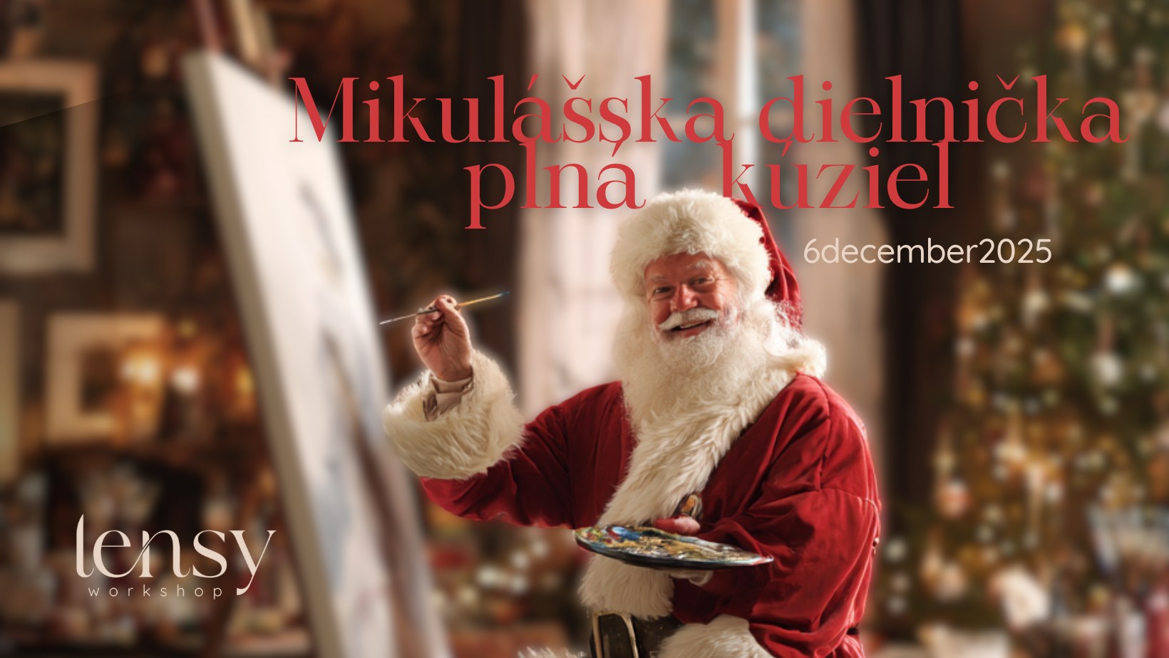Mikulášska dielnička plná kúziel v Lensy ateliéri