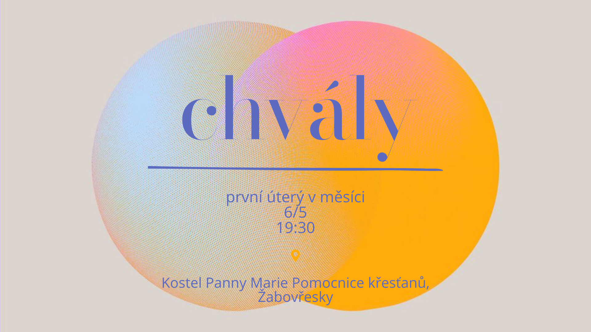 VEČER CHVAL