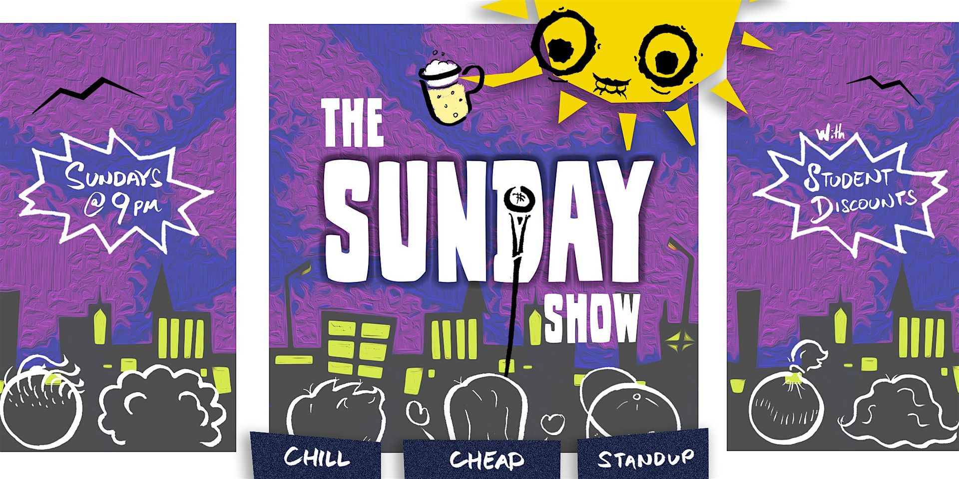 The Sunday Show • Stand-Up Comedy Showcase in English • Sunday