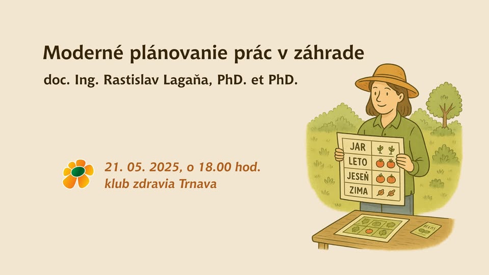 Moderné plánovanie prác v záhrade