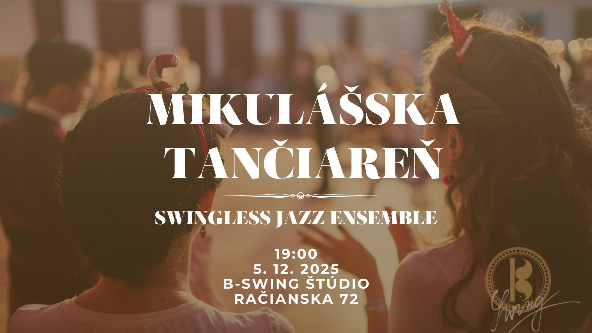 ✨ Mikulášska tančiareň s B-Swing
