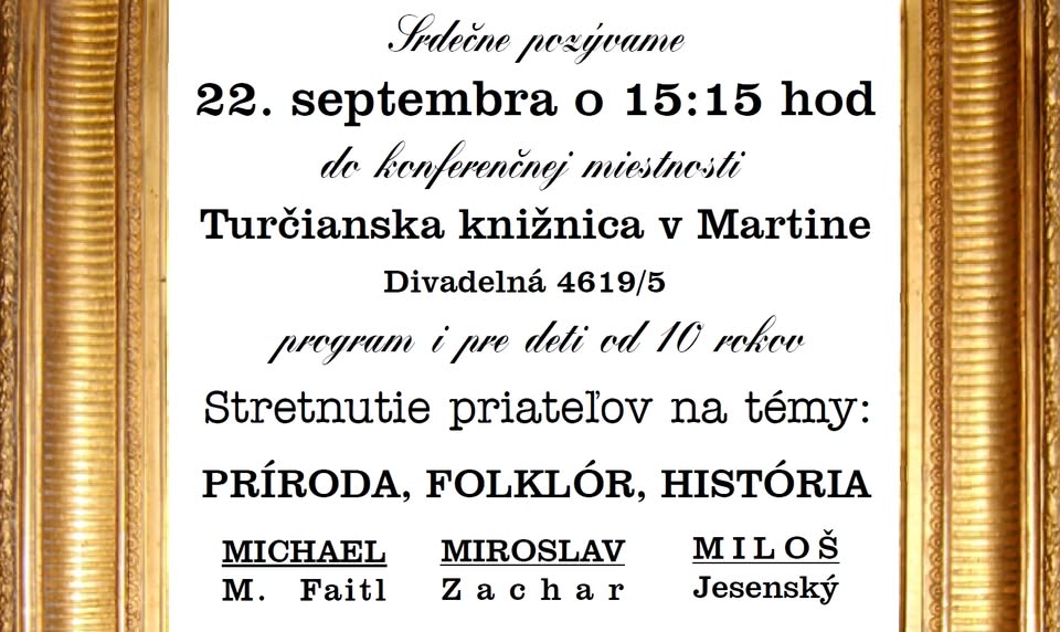 Záhadné miesta Ameriky&Príbeh píšťalky&Poklady Templárov VSTUP VOĽNÝ, vhodné aj pre deti od 10 rokov