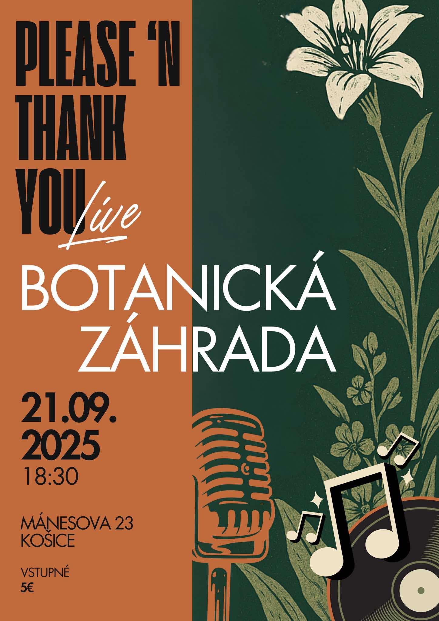 🌿🎶 Po roku opäť v Botanickej záhrade Košice! 🎶🌿
