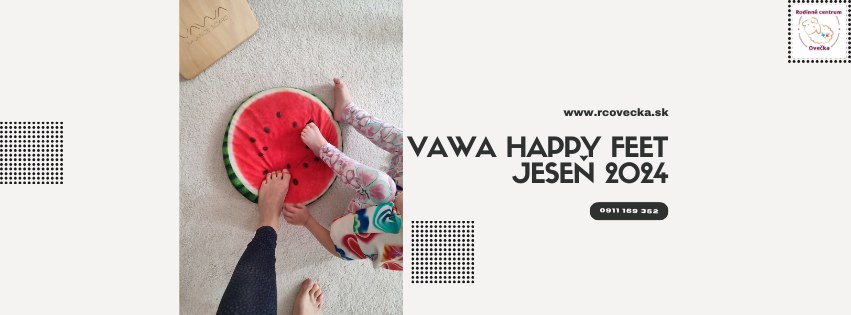VAWA happy feet, jeseň 2024, Rodinné centrum Ovečka