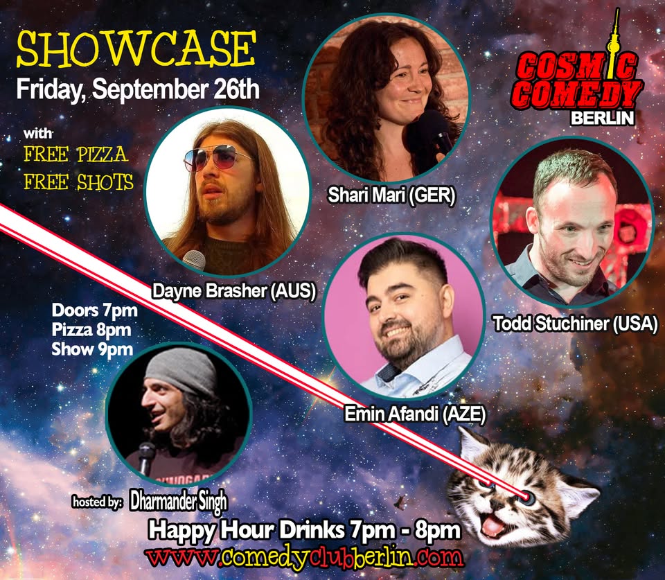 Cosmic Comedy Berlin SHOWCASE FRIDAY
