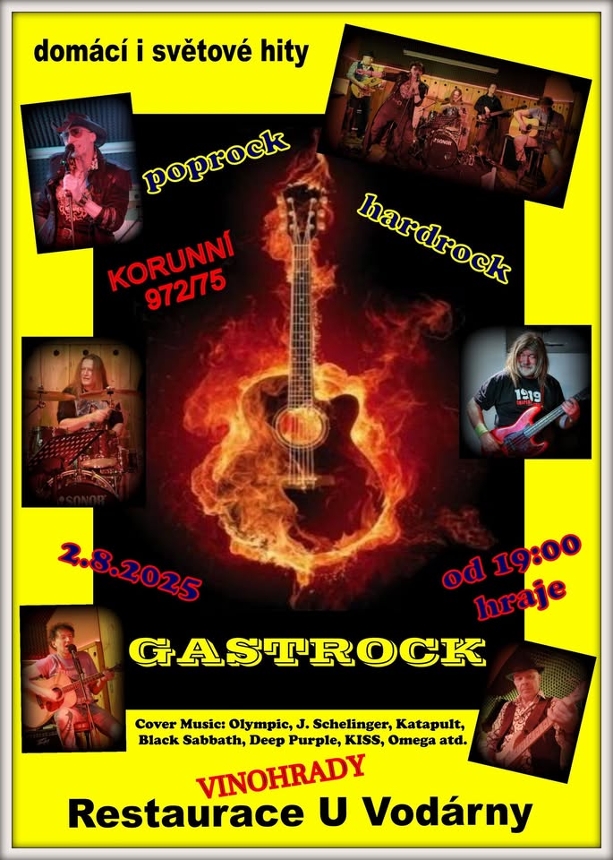 Koncert GASTROCK - Restaurace U Vodárny