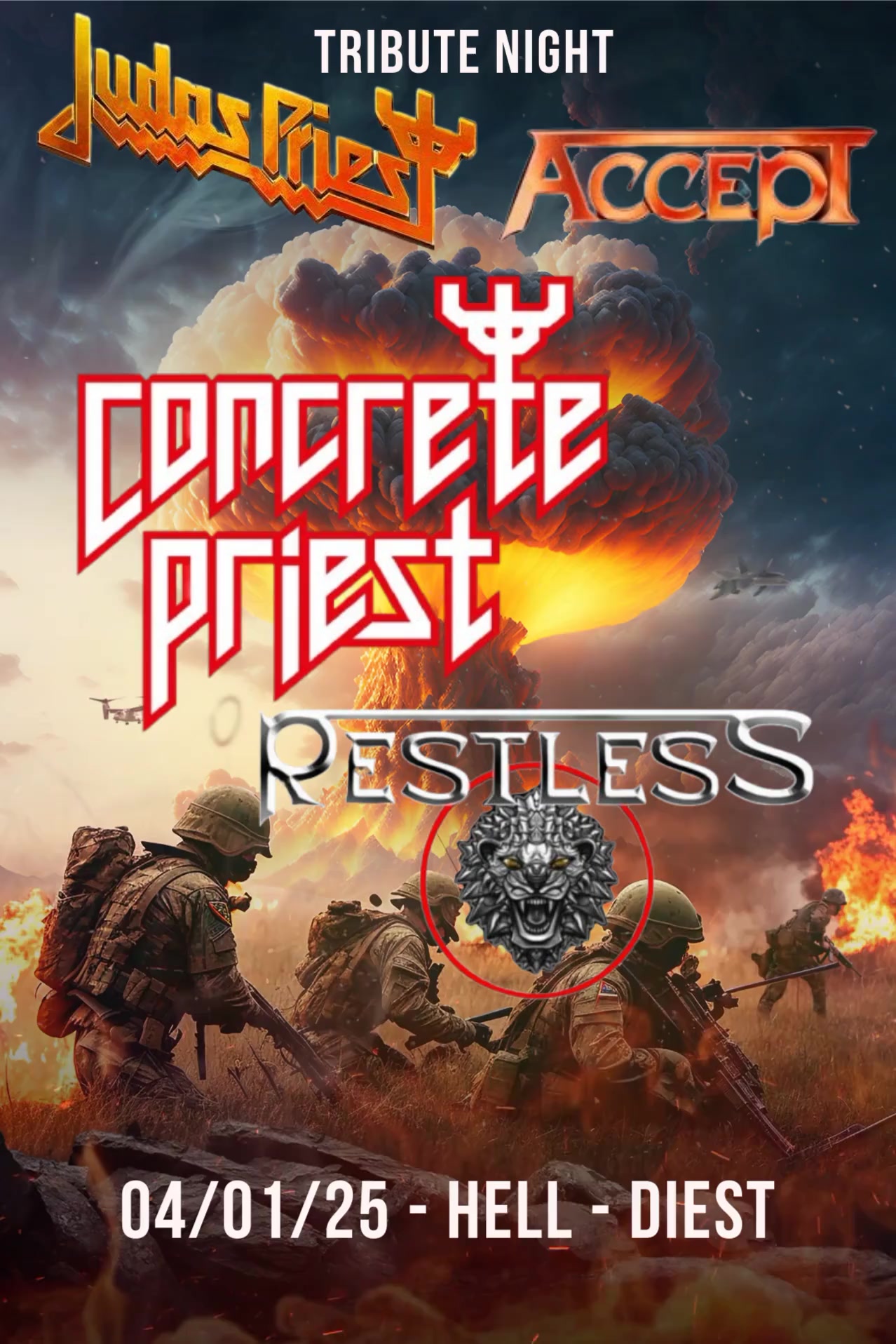 Concrete Priest | Restless (A tribute to Judas Priest & Accept)