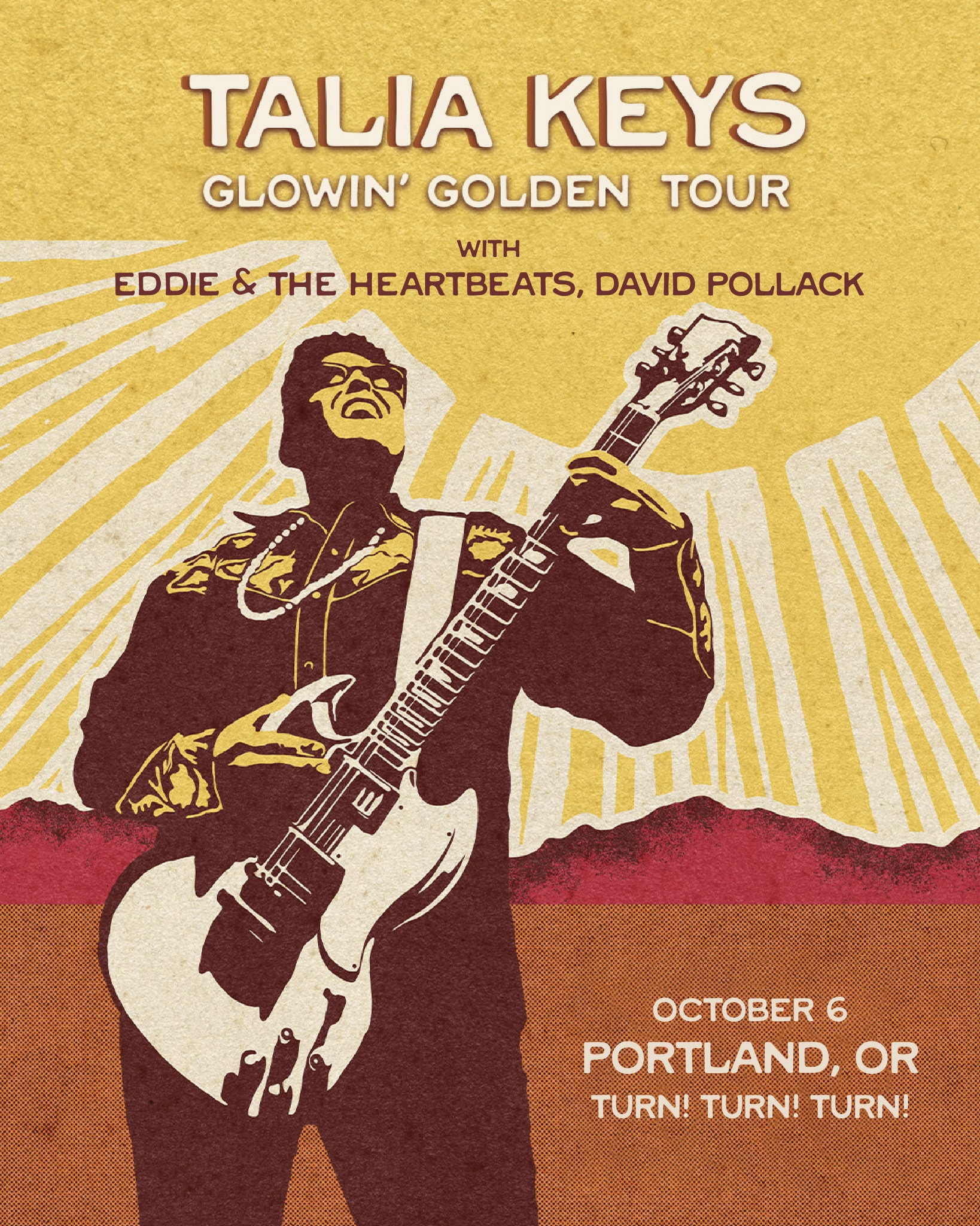 Talia Keys at Turn Turn Turn Portland OR with Eddie and The Heartbeats and David Pollack