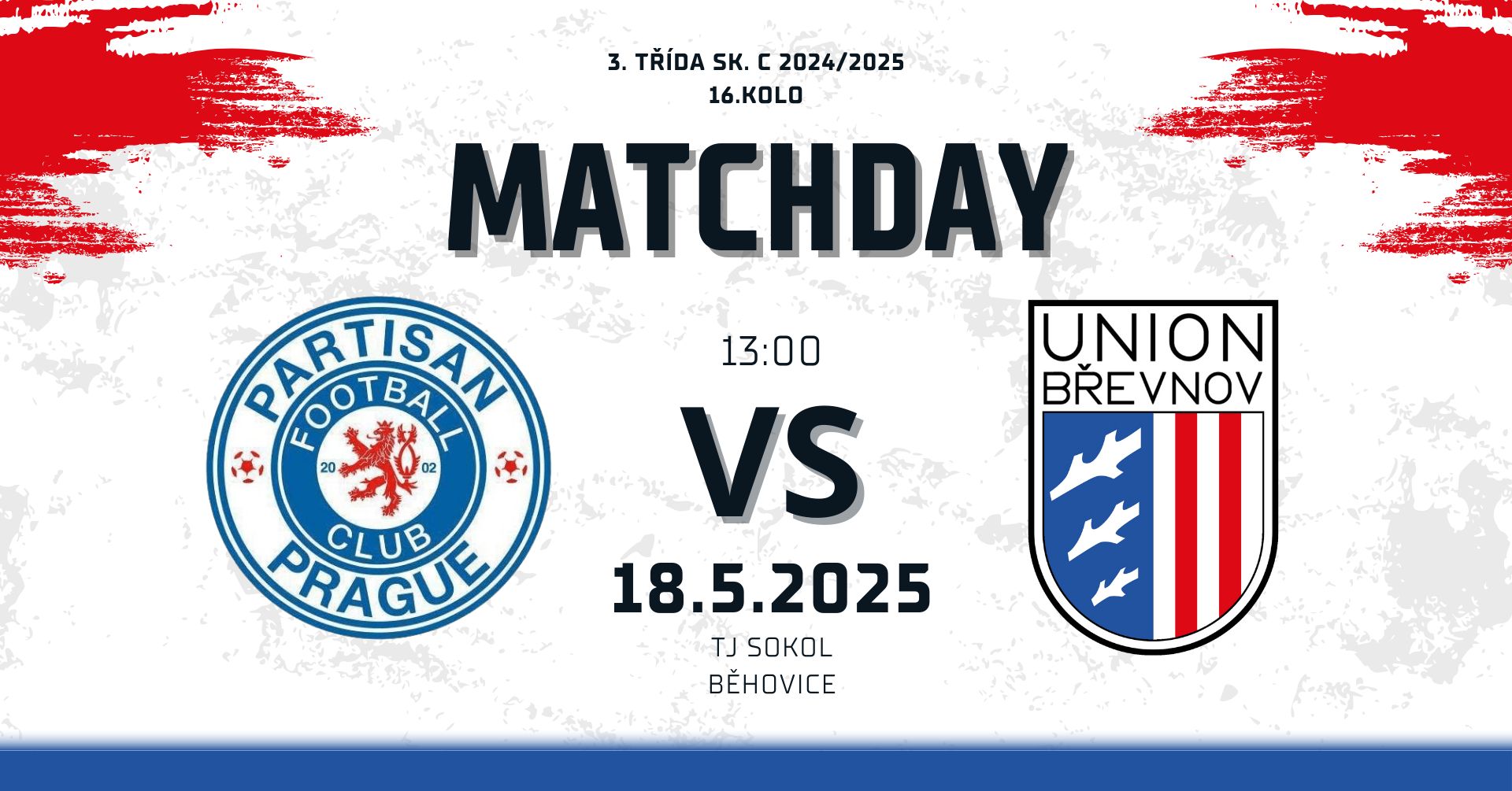 Partisan Prague FC B - SK Union Břevnov