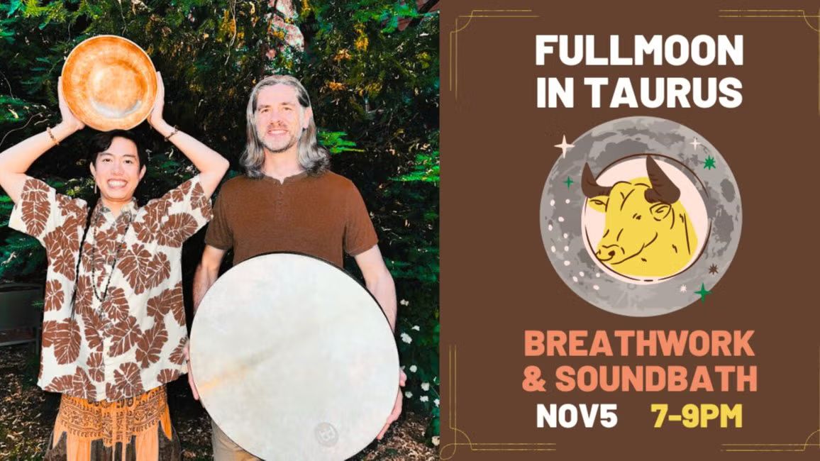 Full Moon Breathwork & Sound Bath with Geoff & Ocean